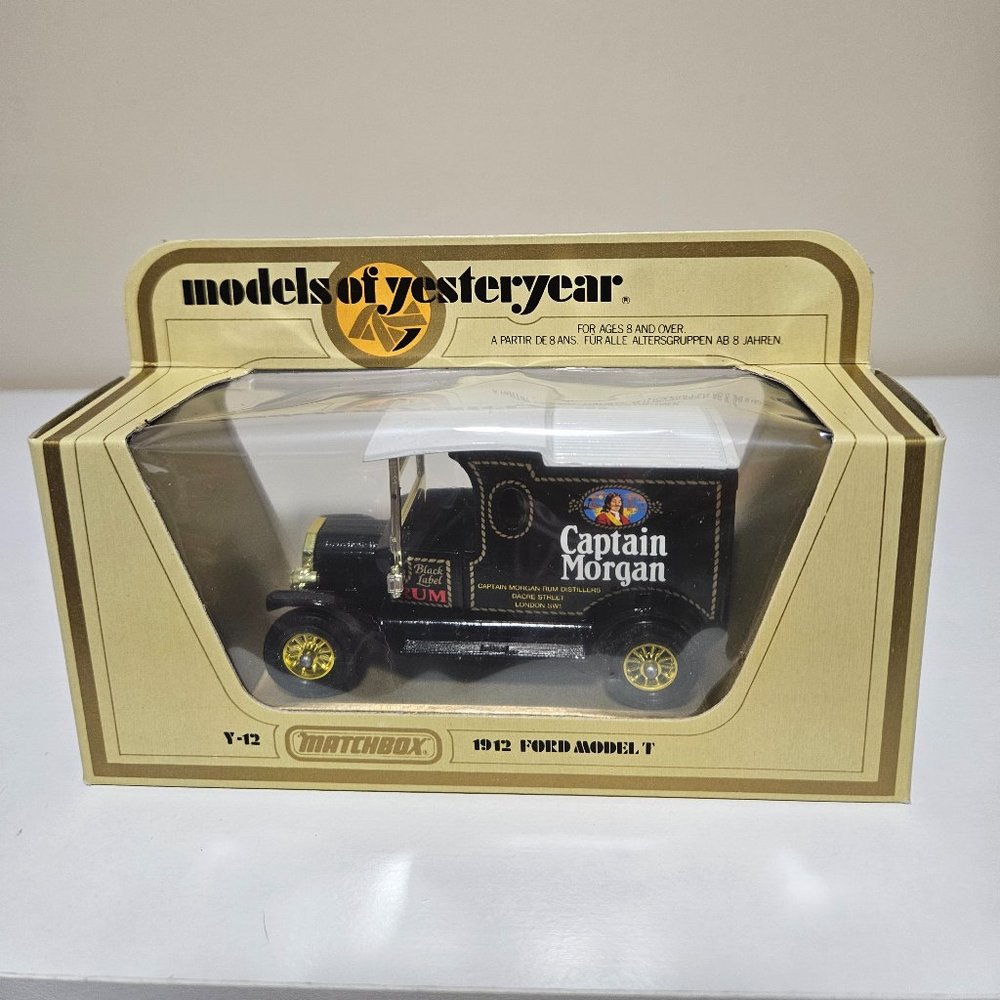 Matchbox 1912 Model "T" Models of Yesteryear Captain Morgan Die-Cast Truck
